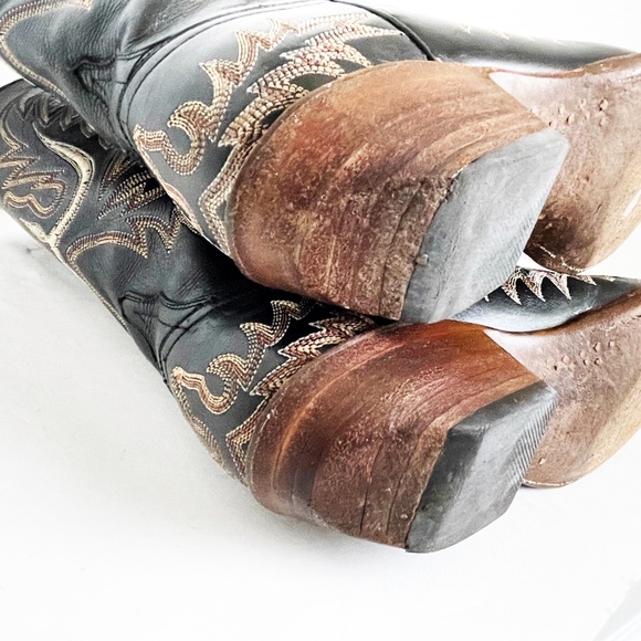 Lucchese Classics Handmade Boots Style L4552 7.5B Mayela Stitch Design - Picture 11 of 12